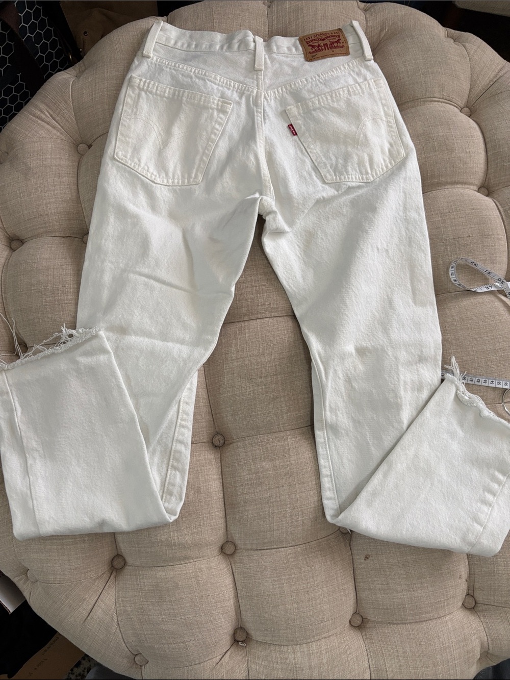Levi's Straight Leg Jeans in White